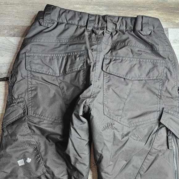 PWDR ROOM Ski Snow Pants Black Size Large